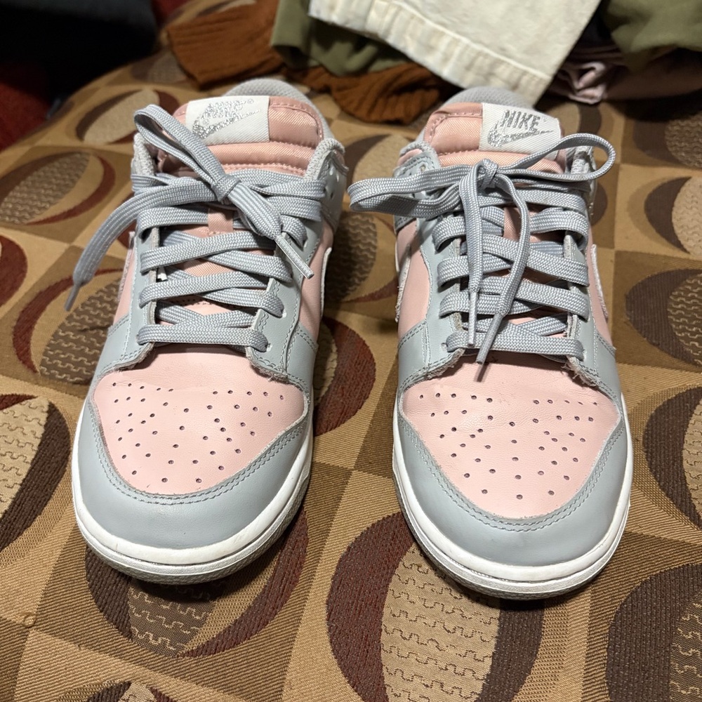 Nike Dunk Low Pink Oxford Sneakers